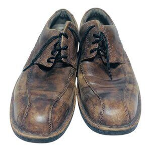 Clarks Mens Loafers Size 8.5 Mens Brown Leather Lace Up